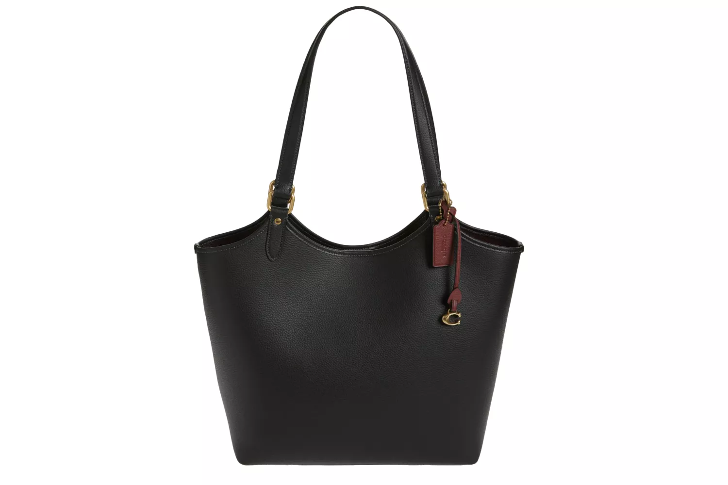 Coach Polished Leather Pebble Day Tote