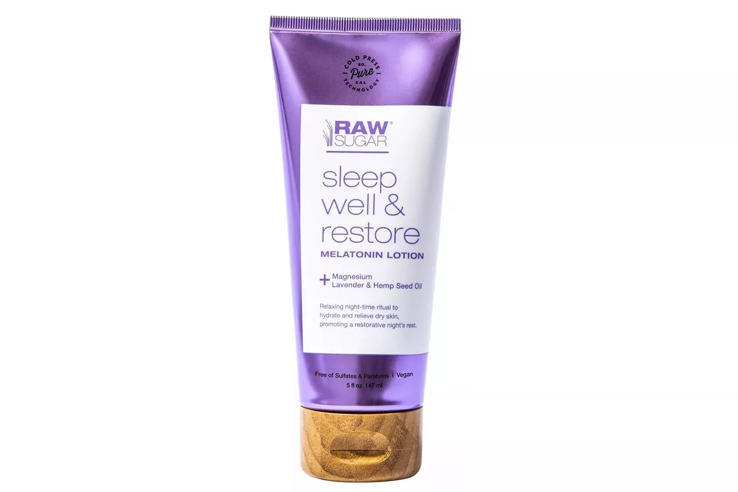 Raw Sugar Living Sleep Well &amp; Restore Melatonin Lotion