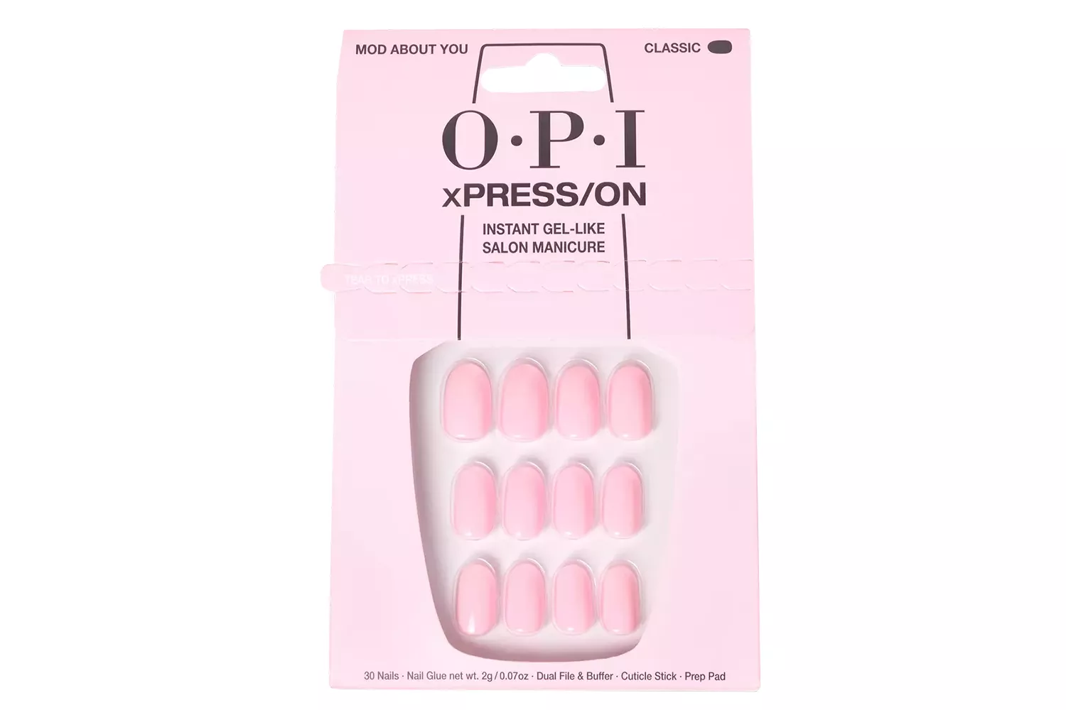 OPI xPress/On Short Solid Color Press On Nails