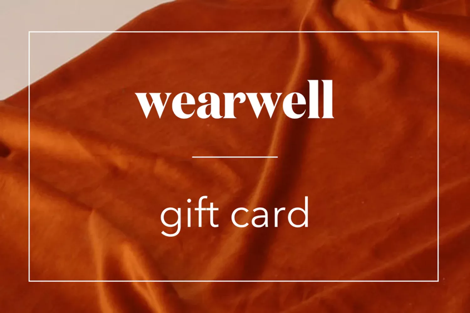 Wearwell One Year Membership Gift Card