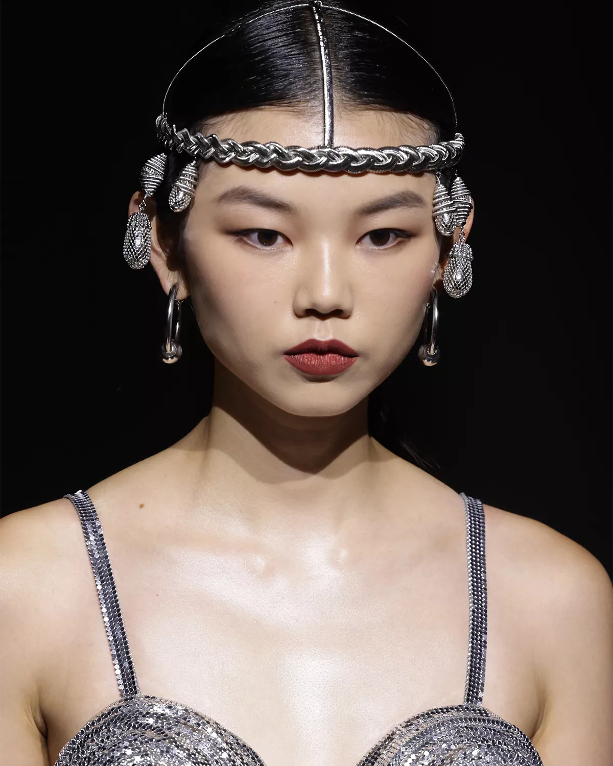 Model at the Jean Paul Gaultier Haute Couture Fall/Winter 2023/2024 show
